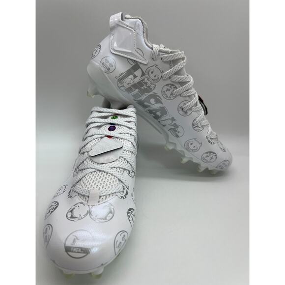 Adidas Freak 22 Big Mood Football Cleats White Silver Emoji GX7983 Size 9.5 New - Picture 5 of 16